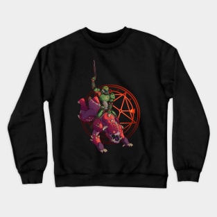 Doom Rider with Pentagram Crewneck Sweatshirt